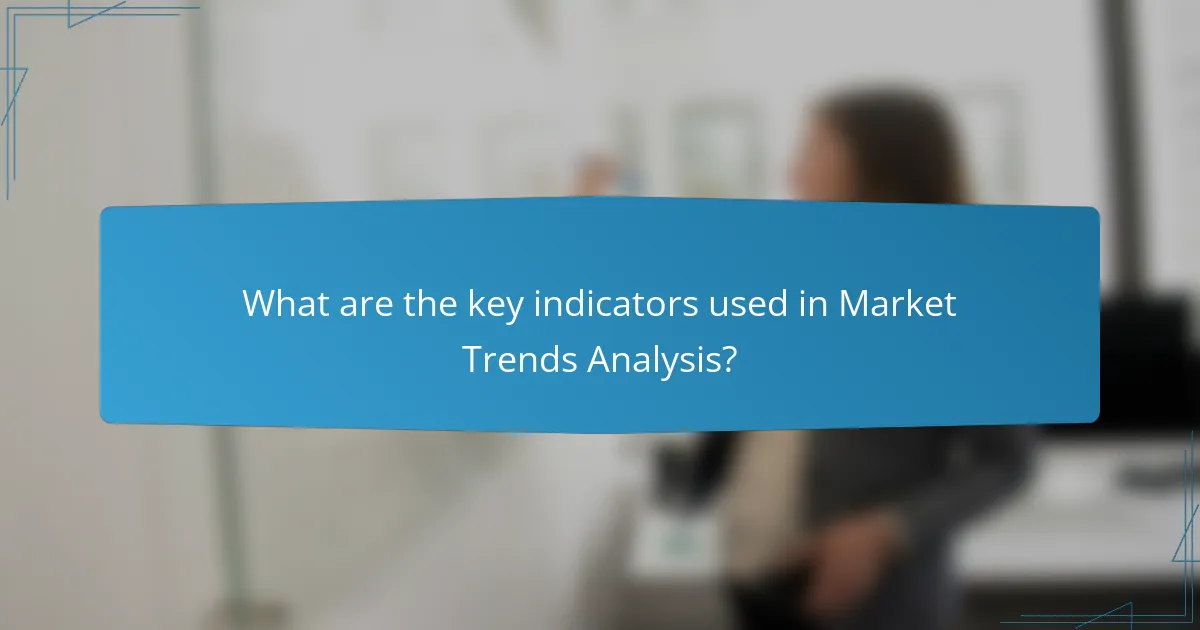 What are the key indicators used in Market Trends Analysis?